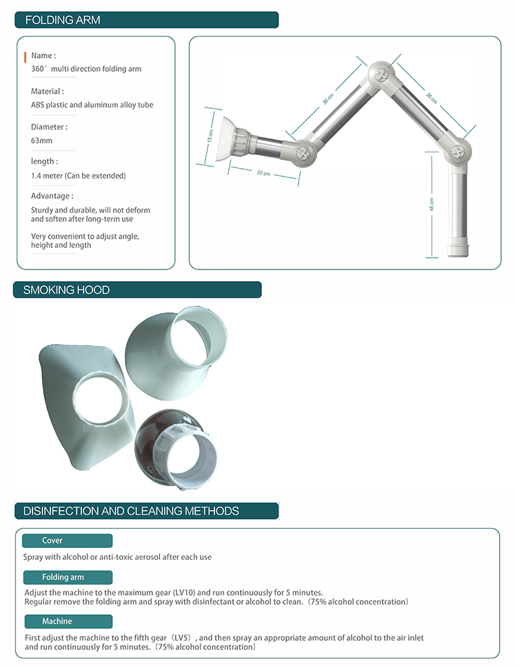 SRD50 Oral surgical aerosol suction machine